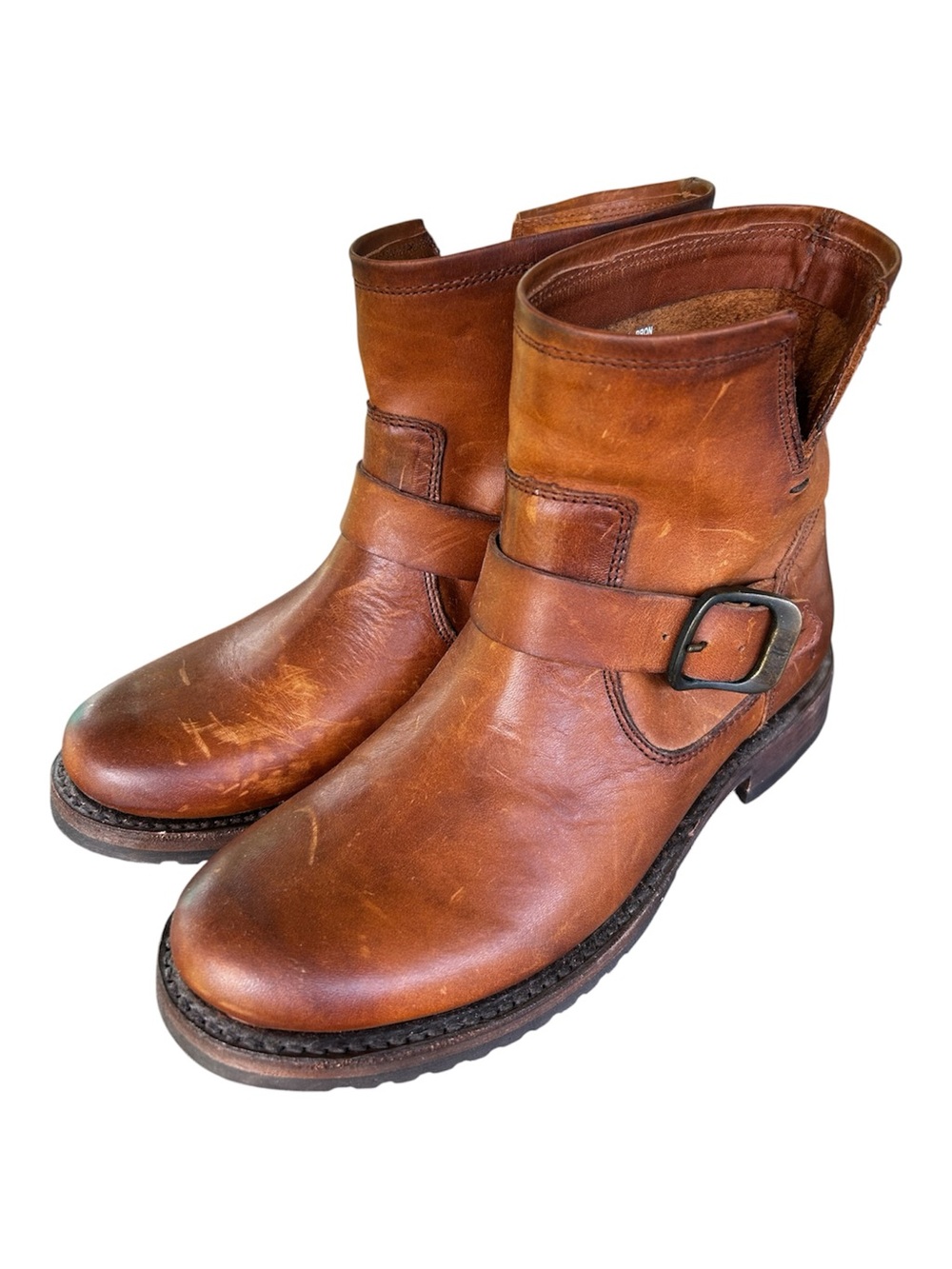 Frye Veronica Booties Size 7, Bronze Leather Classic Boho Festival